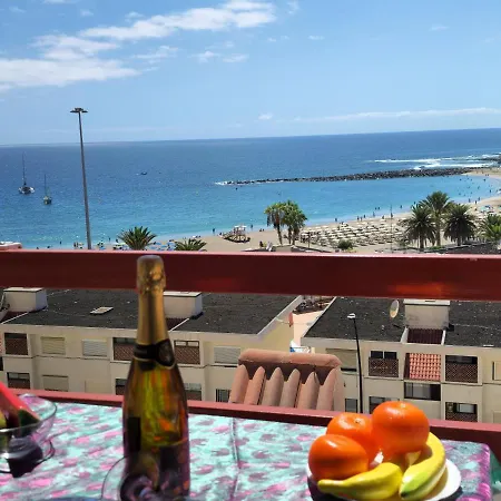 Vistas Apartment, Ocean View, 2 Bedrooms & Free Wifi Feriehus Arona (Tenerife)